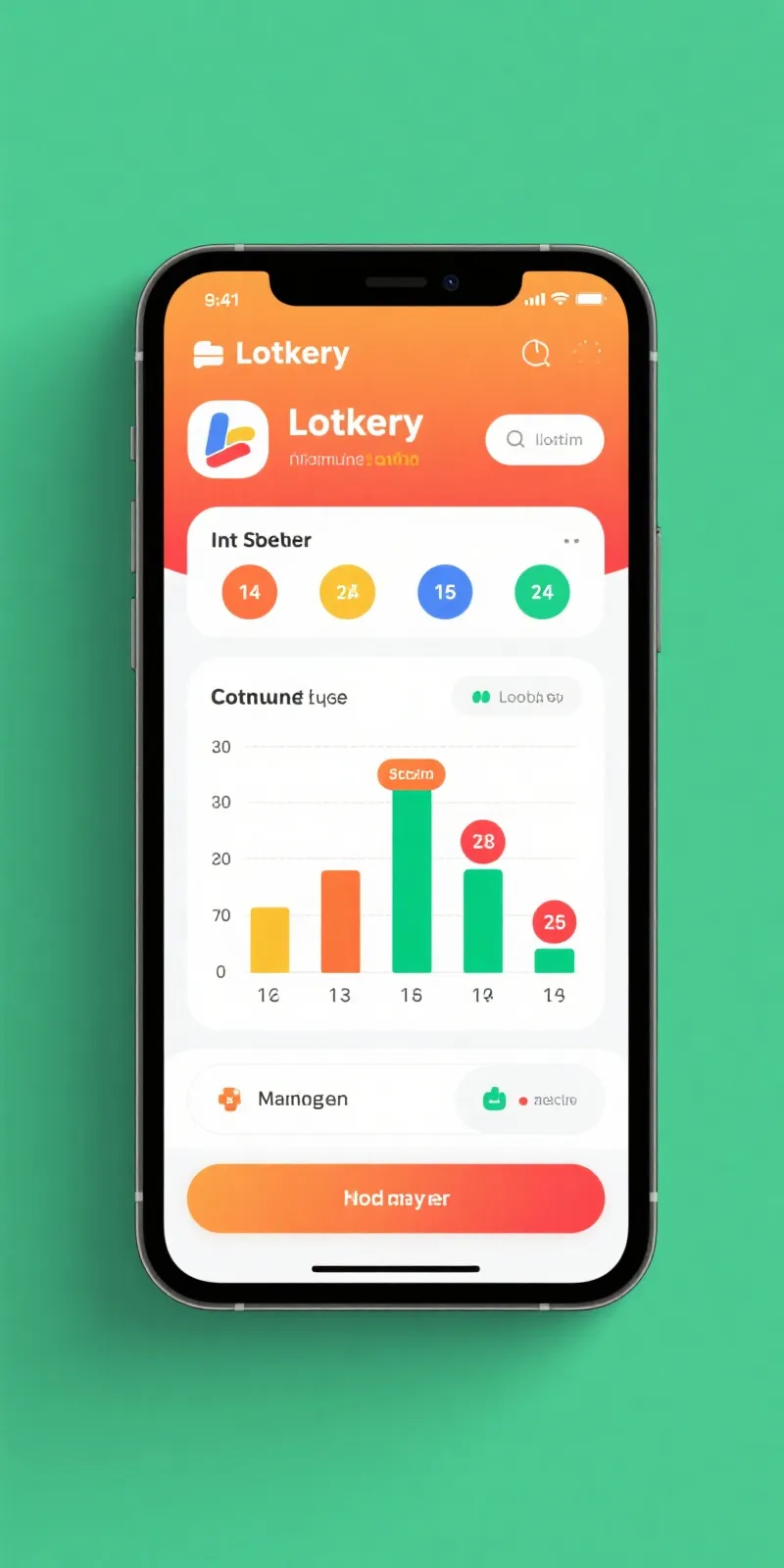 中彩网 APP界面展示